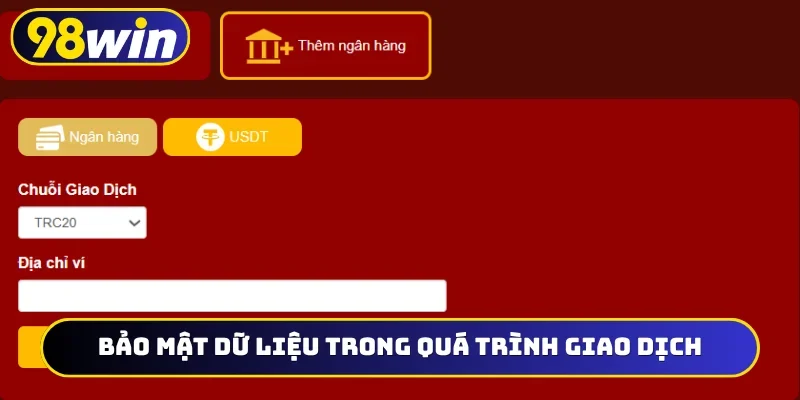 Bảo mật dữ liệu trong quá trình giao dịch