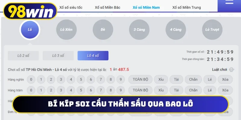 Bí kíp soi cầu thần sầu qua bao lô