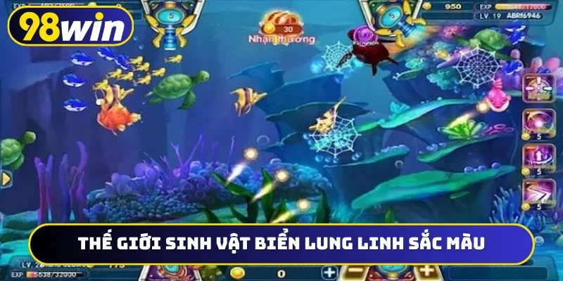 Thế giới sinh vật biển lung linh sắc màu